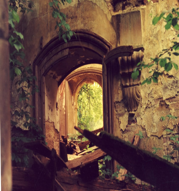 Dégâts et ruines de l’abbaye
