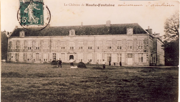 Façade de l’abbaye vers 1900